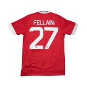 2015/16 Camiseta de local del Manchester United Fellaini #27 (Talla S) Adidas