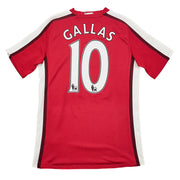 2008/10 Arsenal Gallas #10 Camiseta Local (S) Nike