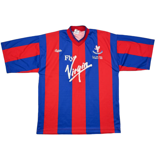 CULT KITS - 1989/90 CRYSTAL PALACE *FA CUP FINAL* HOME SHIRT (L) BUKTA