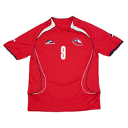 2007/09 Chile Suazo #9 Camiseta Local (S) Brooks