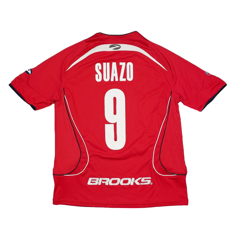 2007/09 Chile Suazo #9 Home Shirt (S) Brooks