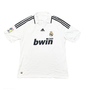 Camiseta Adidas Real Madrid Guti Haz #14 de la temporada 2008/09, talla XL
