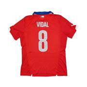 Camiseta local Puma Chile 2014/15 Vidal #8 (M)