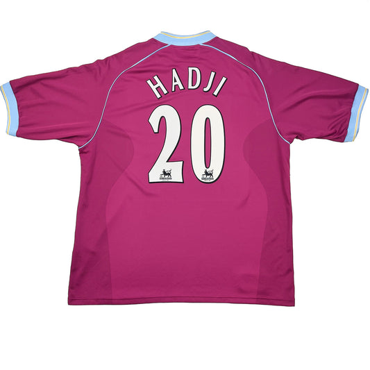 CULT KITS - 2001/02 ASTON VILLA HADJI #21 HOME SHIRT (XXL) DIADORA