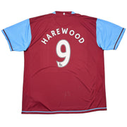 Camiseta de local del Aston Villa 2007/08 Harewood #9 (XXL) Nike