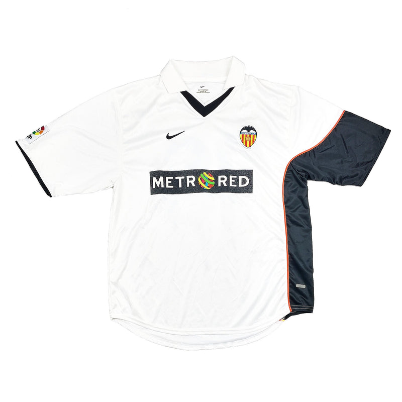 2001/02 Valencia Kily #18 Home Shirt (L) Nike