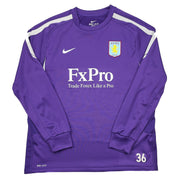 2010/11 Aston Villa #36 Jersey de Entrenamiento Nike Emitido para Jugador (XL)