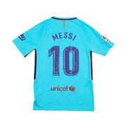 Camiseta de visitante del Barcelona 2017/18 Messi #10 (Talla S) Nike