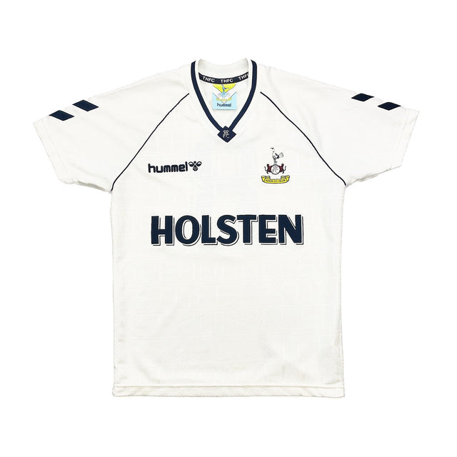 CULT KITS - 1989/91 TOTTENHAM #8 (GASCOIGNE) HOME SHIRT (S) HUMMEL