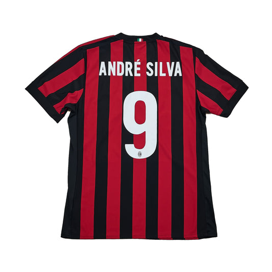 CULT KITS - 2017/18 AC MILAN ANDRE SILVA #9 HOME SHIRT (M) ADIDAS