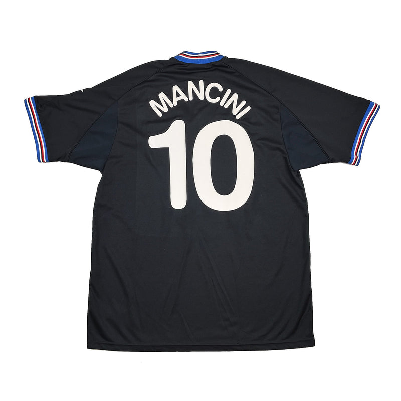 2001 Sampdoria Mancini #10 'Testimonial Mancio Day' Shirt (XXL) Errea