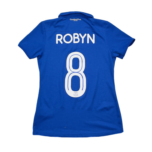 2017/18 EVERTON ROBYN #8 *125 YEARS* WOMENS HOME SHIRT (10) UMBRO