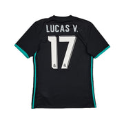 Camiseta visitante del Real Madrid 2017/18 Lucas V #17 (Talla S) Adidas