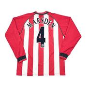 2003/05 Southampton Marsden #4 Camiseta Local Manga Larga (L) OM