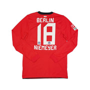 2010/11 Hertha Berlín Niemeyer #18 *Versión jugador* Camiseta visitante manga larga (XL) Nike