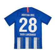Camiseta de casa del Hertha de Berlín Dodi Lukebakio #28 2018/19 (S) Nike