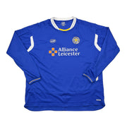 Camiseta de casa de manga larga del Leicester City 2005/06 (XXL) Jjb