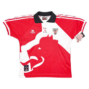 Camiseta de local del Athletic de Bilbao de 1997/98 J. Guerrero #6 *Nueva con etiquetas* Centenario (S) Kelme
