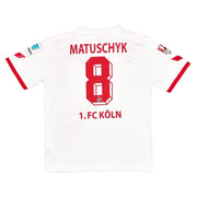 Camiseta de local Erima del FC Koln Matuszczyk #8 de la temporada 2014/15 *Emitida para partido + Firmada* (XL)