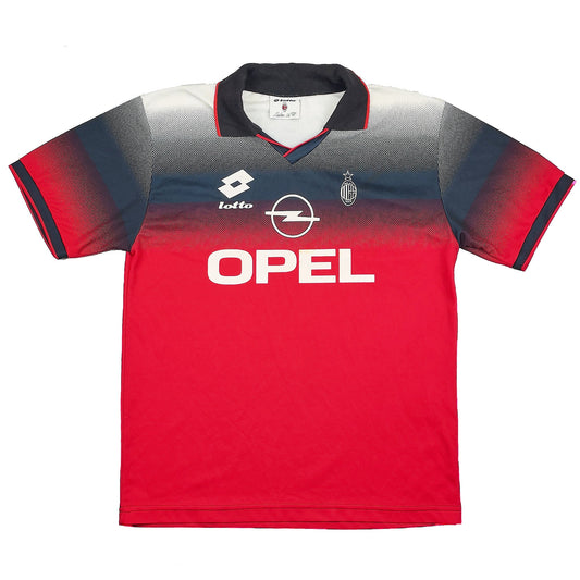 CULT KITS - 1995/96 AC MILAN TRAINING SHIRT (M) LOTTO