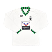 Camiseta de local de manga larga del Monchengladbach 1992/94 (Talla L) Asics