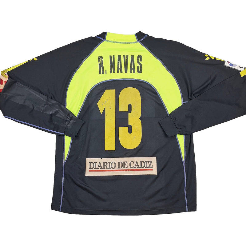 2007/08 Cadiz FC R.Navas #13 L/S *Match Issue* GK Shirt (L) Kelme