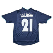 Camiseta de visitante 2002/03 Lazio Inzaghi #21 (S) Puma
