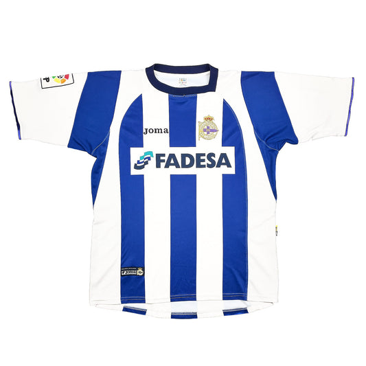 CULT KITS - 2004/05 DEPORTIVO LA CORUNA HOME SHIRT (XL) JOMA
