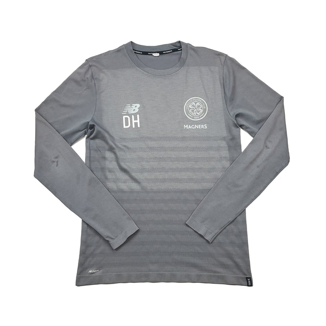 CULT KITS - 2018/19 CELTIC *STAFF ISSUE* TRAINING SHIRT (L) NEW BALANCE
