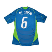 2009/10 Seattle Sounders Alonso #6 Camiseta Visitante (S) Adidas *Firmada*