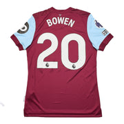 2023/24 West Ham Bowen #20 Camiseta de local *usada en partido* (M) Umbro