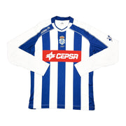 Camiseta de casa M/L Recreativo Huelva 2006/07 (L) Cejudo