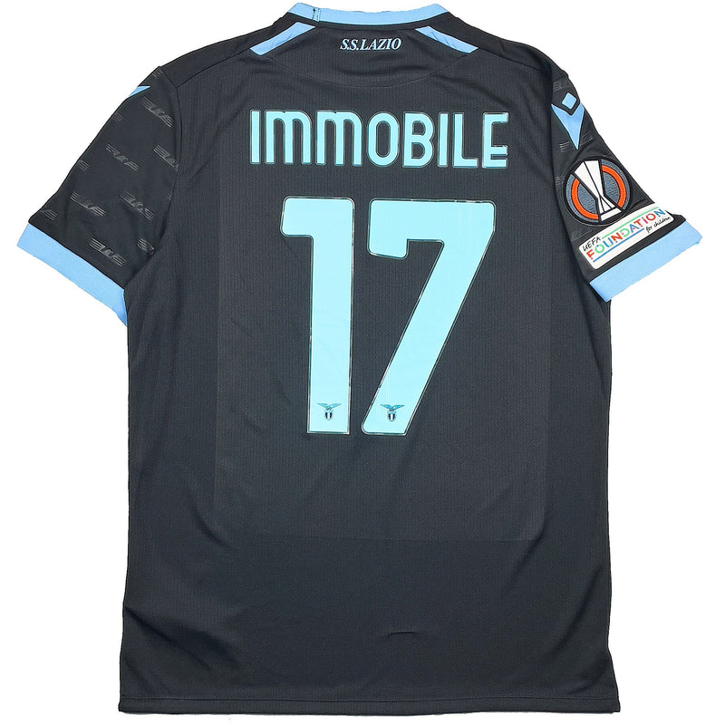 2021/22 Lazio Immobile #17 E/L *Match Issue* Third Shirt (L) Macron