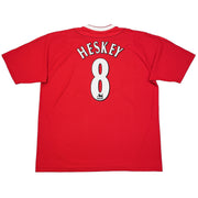 2002/04 Camiseta de local del Liverpool Heskey #8 (XXL) Reebok