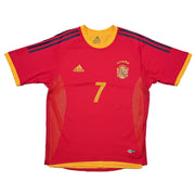 2002/04 España Raúl #7 *Player Issue* Camiseta local (S) Adidas
