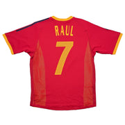 2002/04 España Raúl #7 *Player Issue* Camiseta local (S) Adidas