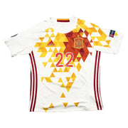 España 2016/17 Nolito #22 Camiseta Visitante (Talla S) Adidas