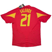 2004/06 España Valeron #21 *BNWT* Camiseta Local (XL) Adidas