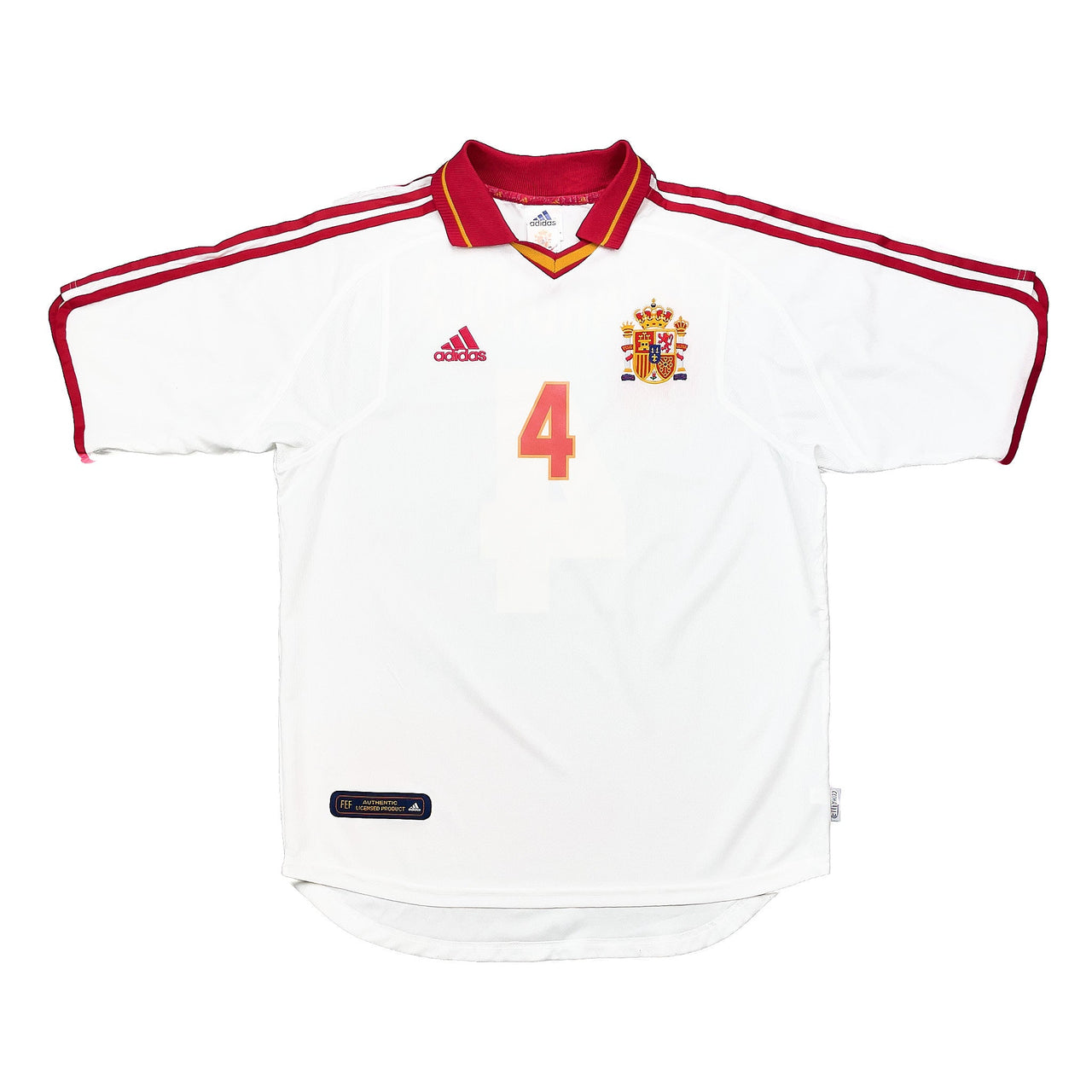 2000/02 SPAIN GUARDIOLA #4 THIRD SHIRT (M) ADIDAS