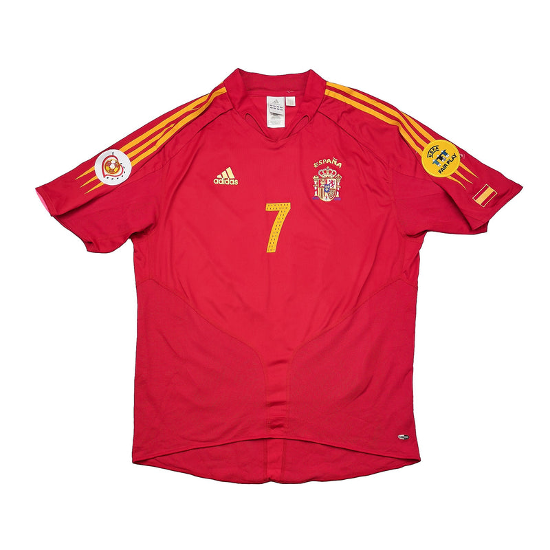 2004/06 Spain Raul #7 Home Shirt (XL) Adidas