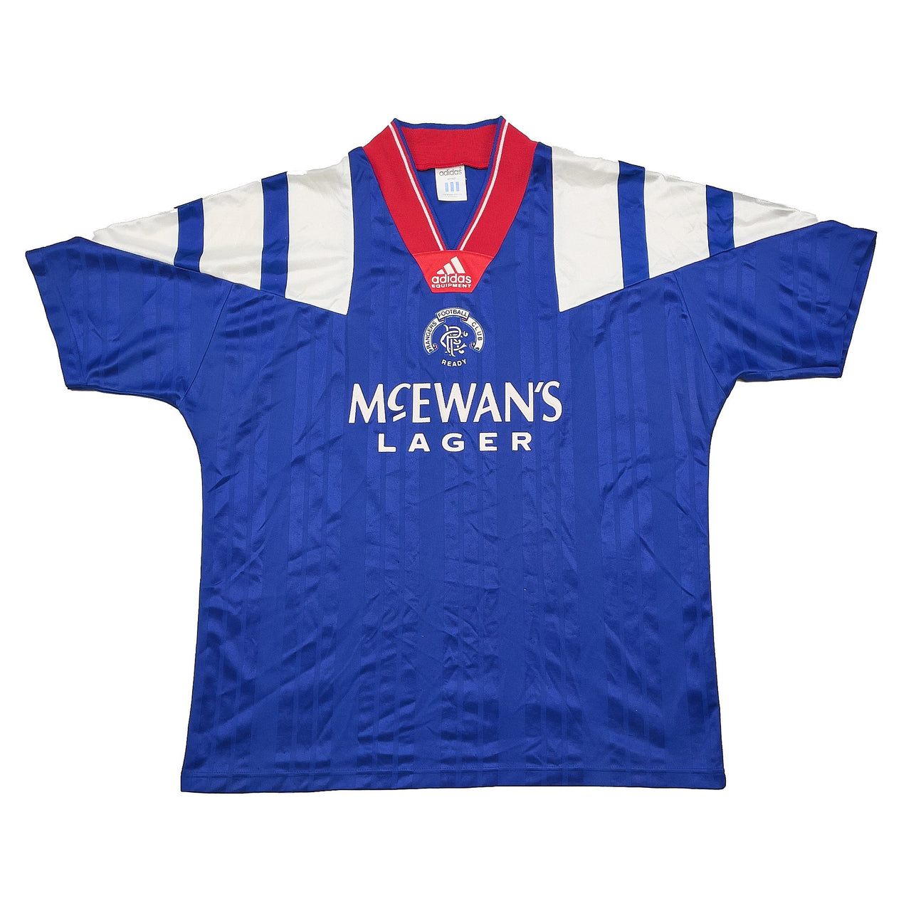 CULT KITS - 1992/94 RANGERS HOME SHIRT (M) ADIDAS