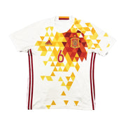 2015/16 España A.Iniesta #6 Camiseta de la segunda equipación (M) Adidas