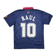 1996/98 España Raúl #10 Camiseta Visitante (S) Adidas