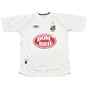 Camiseta de local Umbro 2003 Santos #10 (L)