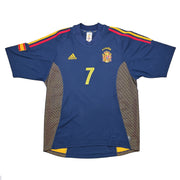 2002/04 España Raúl #7 Tercera Camiseta (L) Adidas