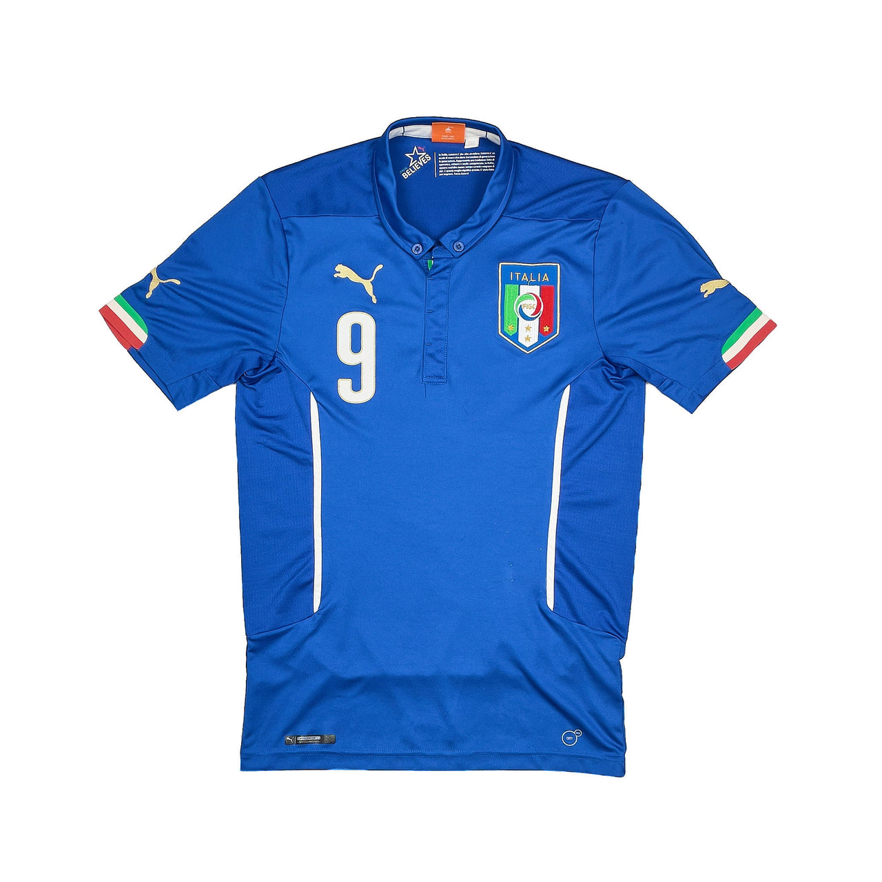 2014/15 ITALY BALOTELLI #9 HOME SHIRT (S) PUMA