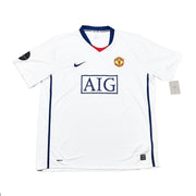 2008/10 Manchester United Ronaldo #7 *Nuevo con etiquetas* Camiseta de visitante (XXL) Nike