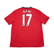 Camiseta de casa del Manchester United 2009/10 Nani #17 (XXXL) Nike