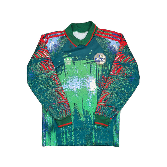 1992/93 FC LUZERN #1 *MATCH WORN* GK SHIRT (M) ADIDAS