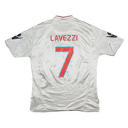 2009/10 Napoli Lavezzi #7 Camiseta Visitante (M) Macron